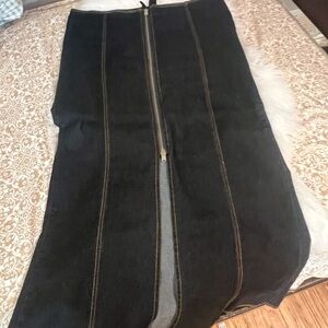 Bisou Bisou Dark Denim Skirt